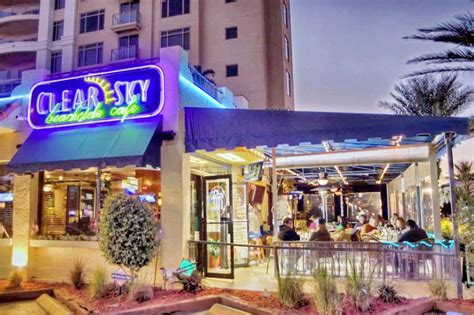 Clearsky restaurant clearwater fl - Feb 29, 2024 · 680 Main St. Dunedin, FL 34698. View Website. (727) 286-6266. Dunedin. TripAdvisor Rating: 718 Reviews. Clear Sky Draught Haus is food-focused, with a fresh chef-driven, pub grub menu, like artisan flatbread sandwiches, gourmet pizzas, unique burgers, short ribs and plenty of vegetarian options.Don't forget to try our fried doughnuts or one of ...